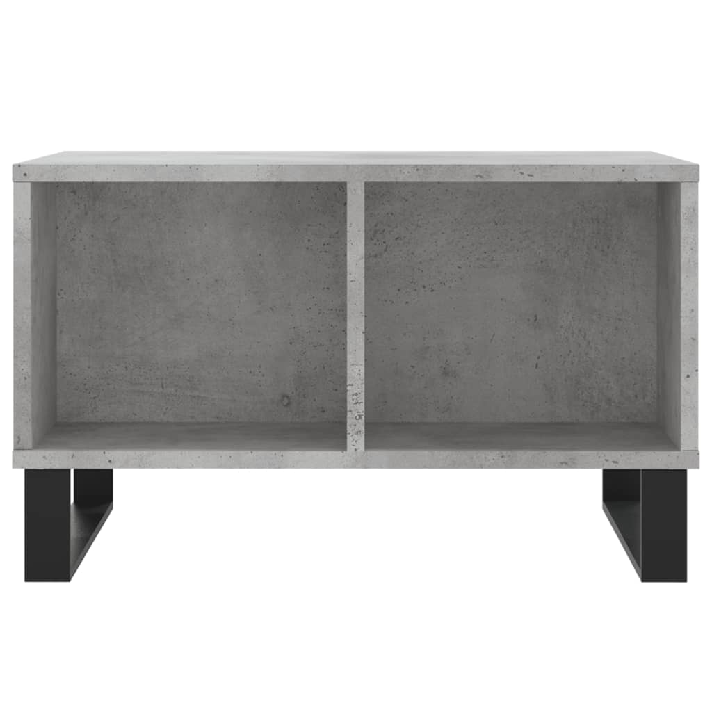 Salontafel 60X50X36,5 Cm Bewerkt Hout Betongrijs