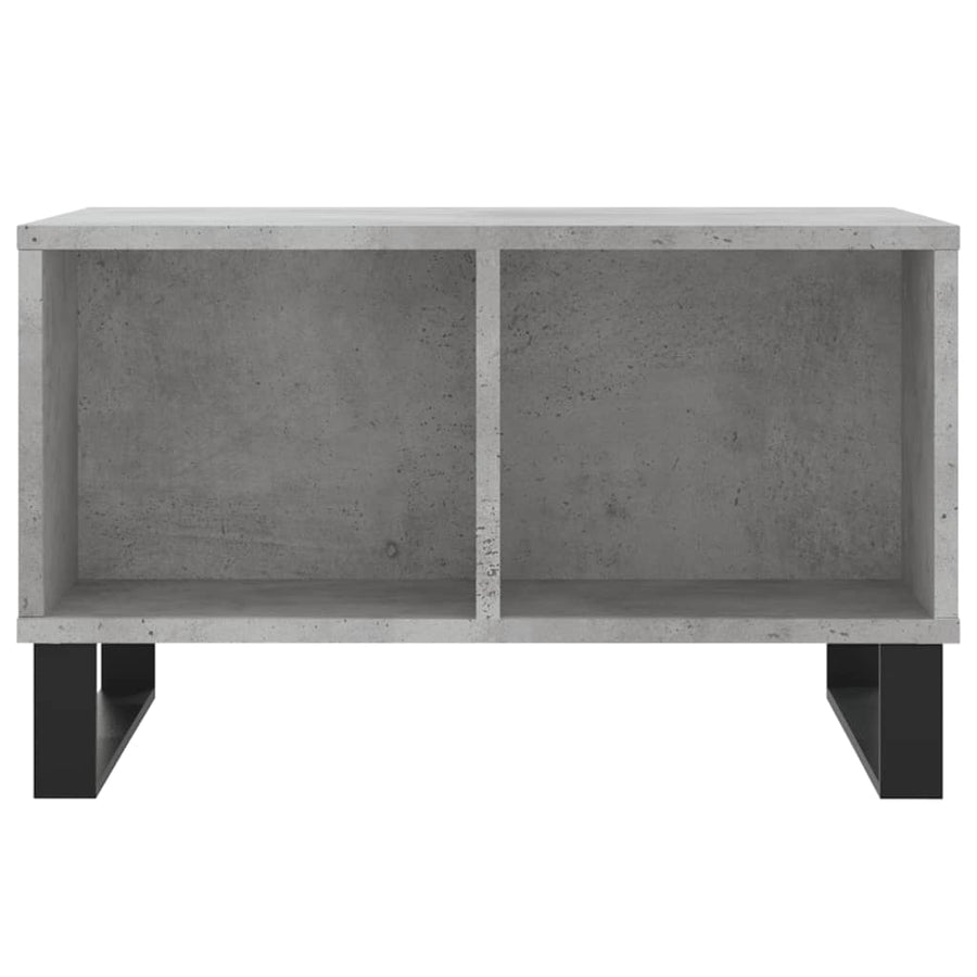 Salontafel 60X50X36,5 Cm Bewerkt Hout Betongrijs