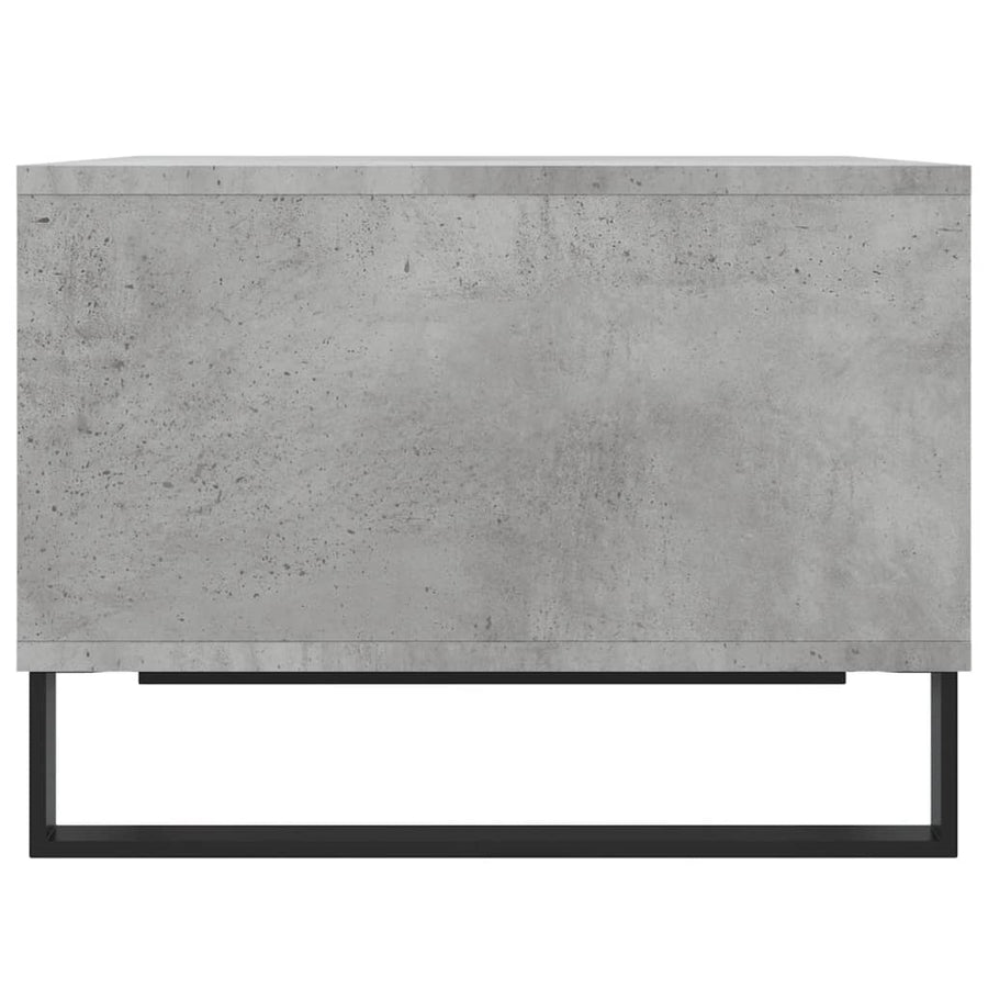 Salontafel 60X50X36,5 Cm Bewerkt Hout Betongrijs