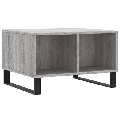 Salontafel 60X50X36,5 Cm Bewerkt Hout Grijs Grijs sonoma
