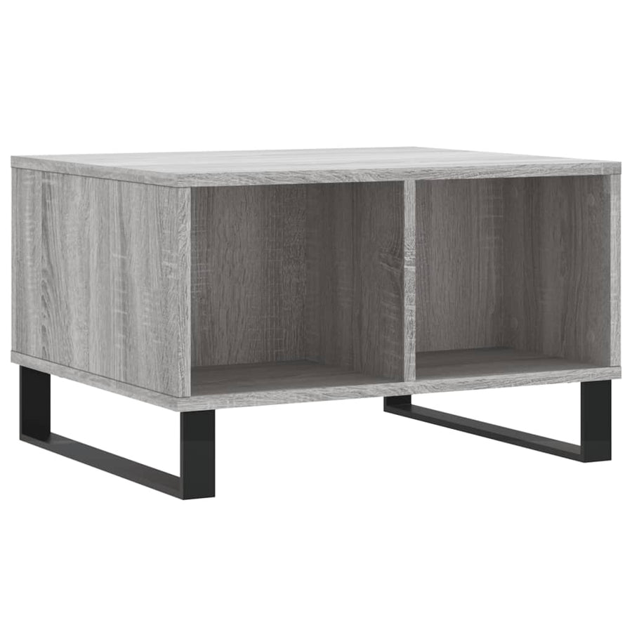Salontafel 60X50X36,5 Cm Bewerkt Hout Grijs Grijs sonoma