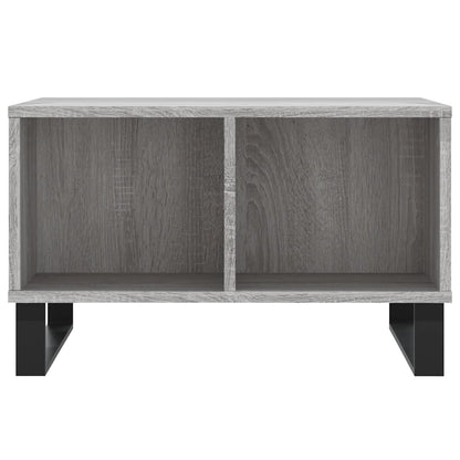Salontafel 60X50X36,5 Cm Bewerkt Hout Grijs Grijs sonoma