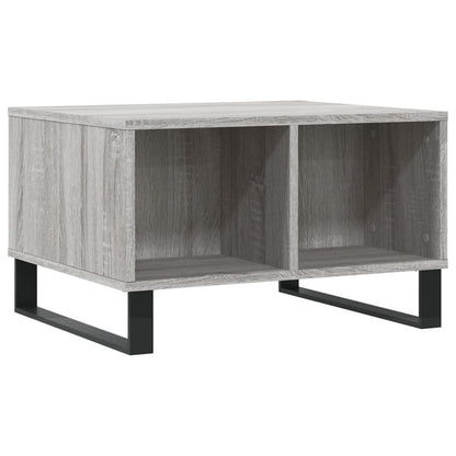 Salontafel 60X50X36,5 Cm Bewerkt Hout Grijs Grijs sonoma