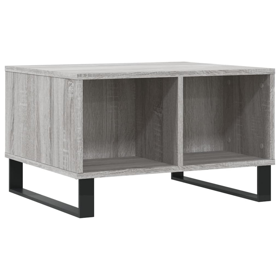 Salontafel 60X50X36,5 Cm Bewerkt Hout Grijs Grijs sonoma