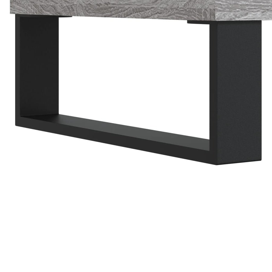Salontafel 60X50X36,5 Cm Bewerkt Hout Grijs Grijs sonoma