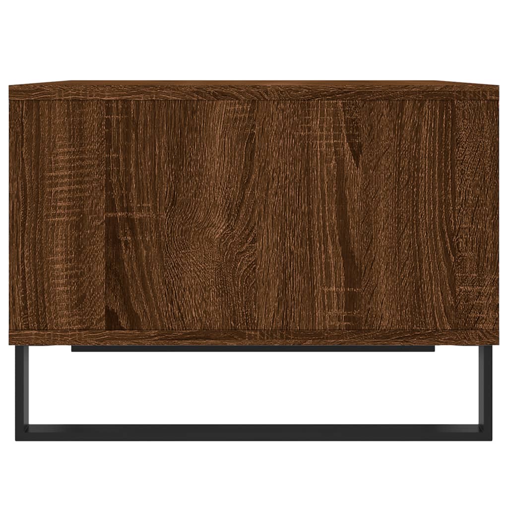 Salontafel 60X50X36,5 Cm Bewerkt Hout Bruin Eikenkleur Bruineiken