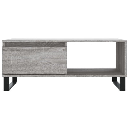 Salontafel 90X50X36,5 Cm Bewerkt Hout Grijs sonoma