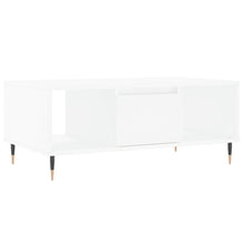 Salontafel 90X50X36,5 Cm Bewerkt Hout Wit