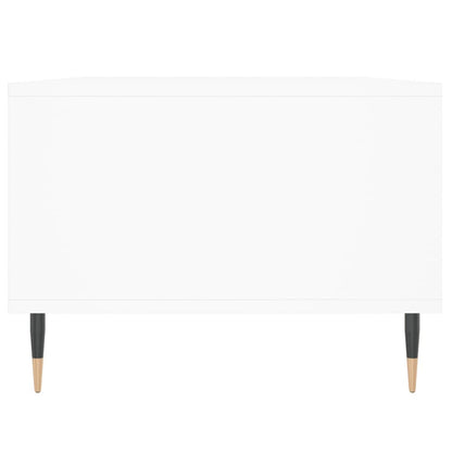 Salontafel 90X50X36,5 Cm Bewerkt Hout Wit