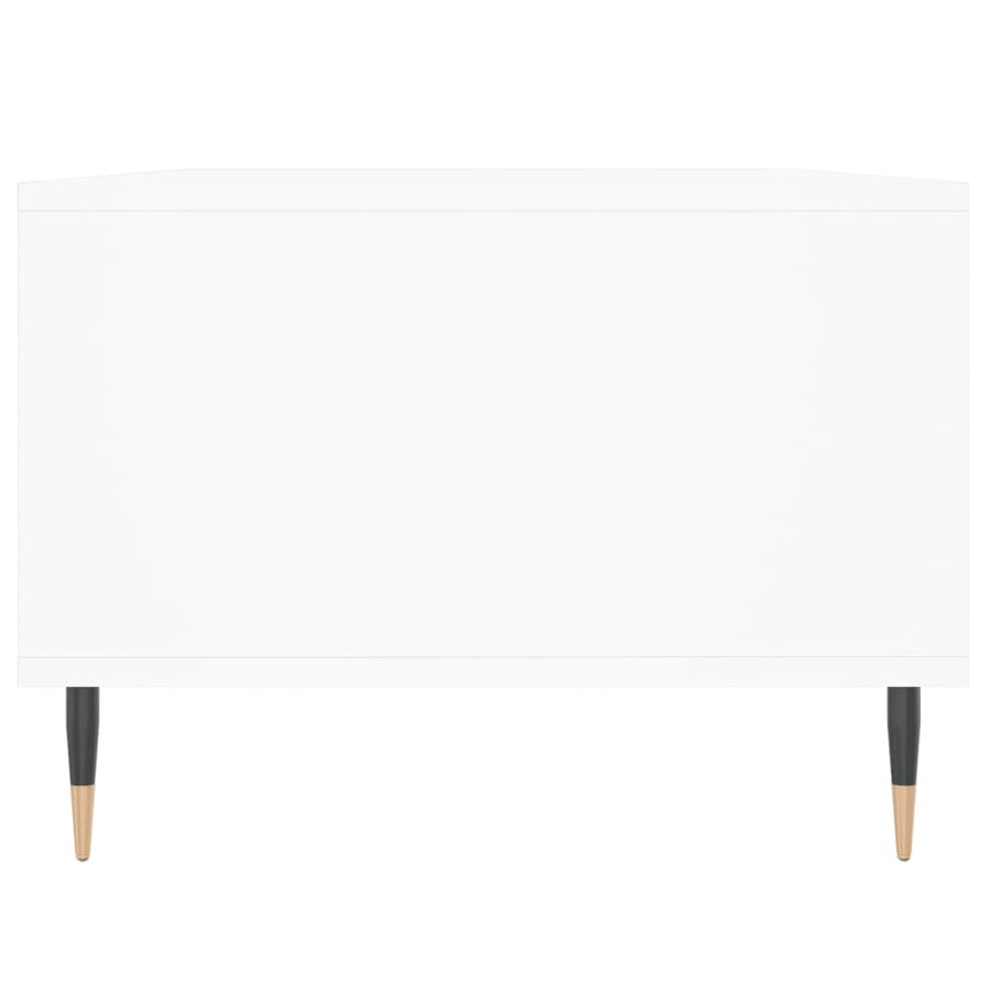 Salontafel 90X50X36,5 Cm Bewerkt Hout Wit