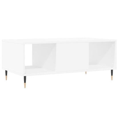 Salontafel 90X50X36,5 Cm Bewerkt Hout Wit