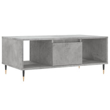 Salontafel 90X50X36,5 Cm Bewerkt Hout Betongrijs