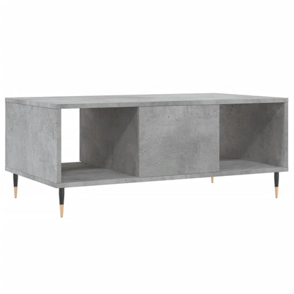 Salontafel 90X50X36,5 Cm Bewerkt Hout Betongrijs