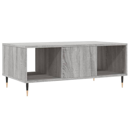 Salontafel 90X50X36,5 Cm Bewerkt Hout Grijs sonoma