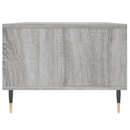 Salontafel 90X50X36,5 Cm Bewerkt Hout Grijs sonoma