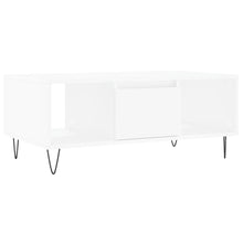 Salontafel 90X50X36,5 Cm Bewerkt Hout Wit