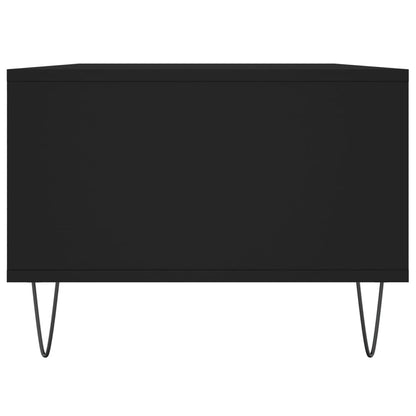 Salontafel 90X50X36,5 Cm Bewerkt Hout Zwart