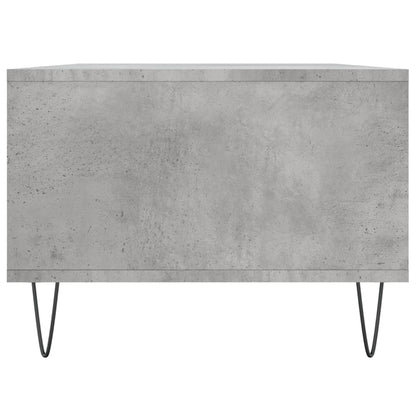 Salontafel 90X50X36,5 Cm Bewerkt Hout Betongrijs