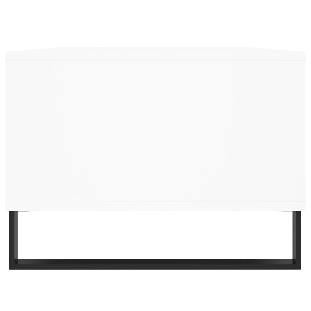 Salontafel 90X50X36,5 Cm Bewerkt Hout Wit