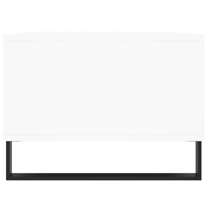 Salontafel 90X50X36,5 Cm Bewerkt Hout Wit