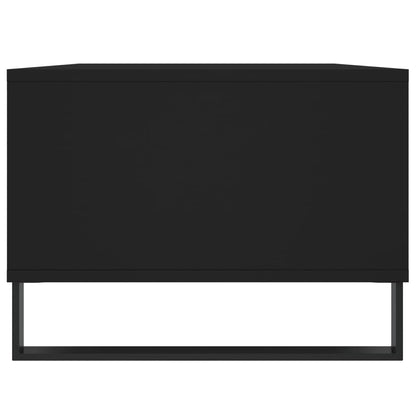 Salontafel 90X50X36,5 Cm Bewerkt Hout Zwart