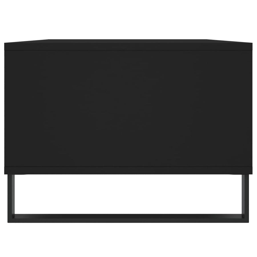 Salontafel 90X50X36,5 Cm Bewerkt Hout Zwart