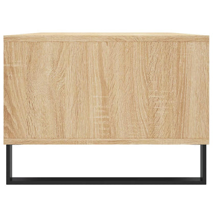 Salontafel 90X50X36,5 Cm Bewerkt Hout Kleurig Sonoma eiken