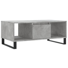 Salontafel 90X50X36,5 Cm Bewerkt Hout Betongrijs