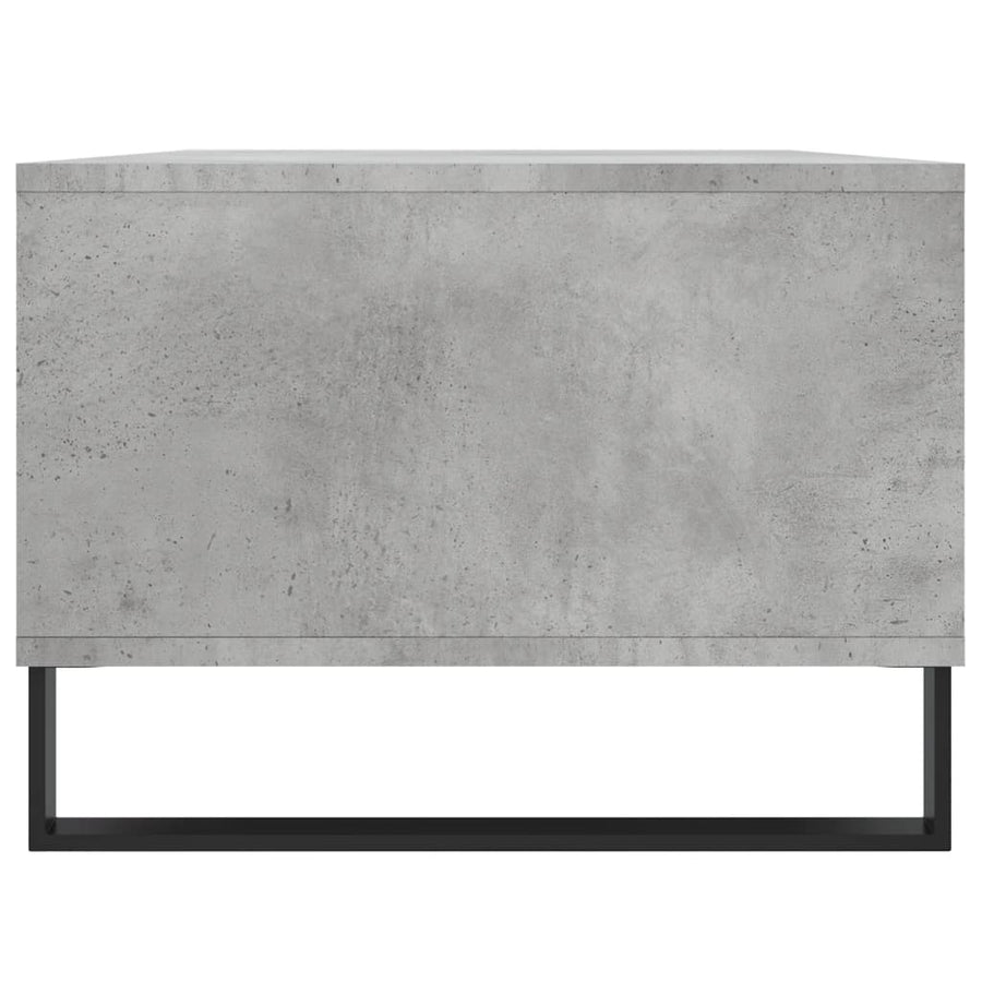 Salontafel 90X50X36,5 Cm Bewerkt Hout Betongrijs