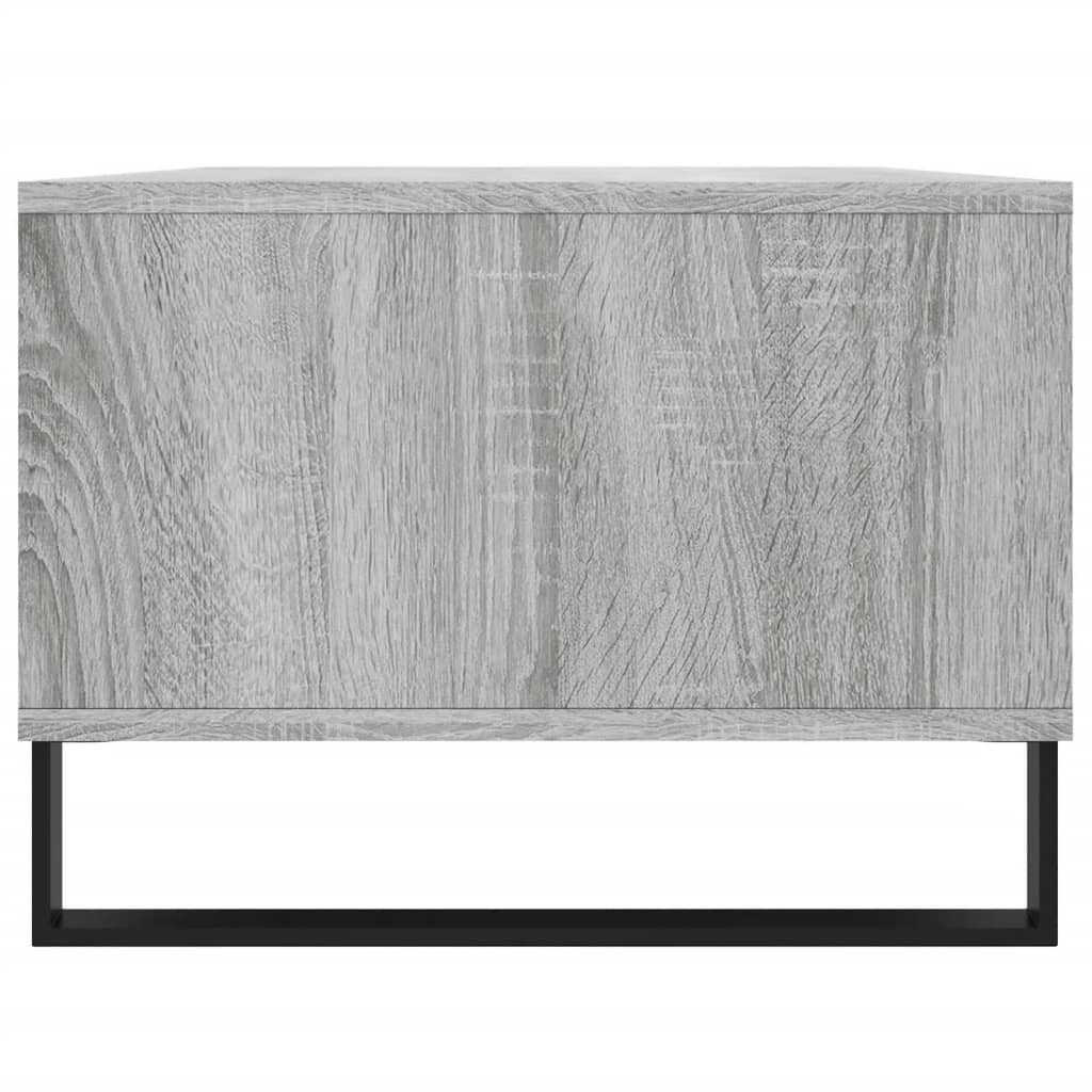 Salontafel 90X50X36,5 Cm Bewerkt Hout Grijs sonoma
