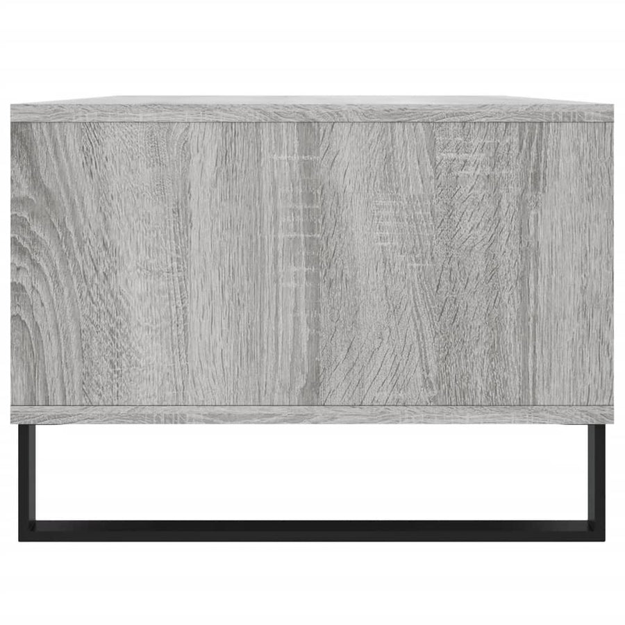 Salontafel 90X50X36,5 Cm Bewerkt Hout Grijs sonoma