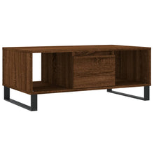 Salontafel 90X50X36,5 Cm Bewerkt Hout Bruin Eikenkleur Bruineiken