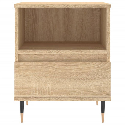 Nachtkastje 40X35X50 Cm Bewerkt Hout Kleurig 1 Sonoma eiken