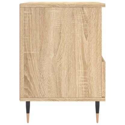Nachtkastje 40X35X50 Cm Bewerkt Hout Kleurig 1 Sonoma eiken