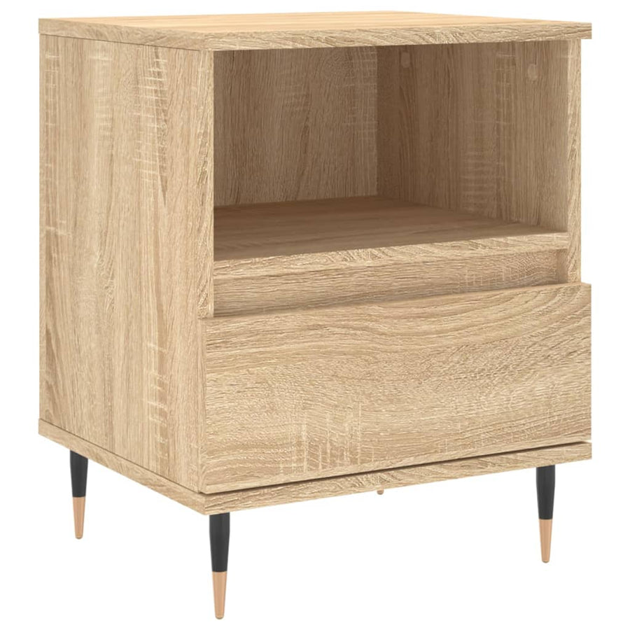 Nachtkastjes 40X35X50 Cm Kleurig 2 Sonoma eiken