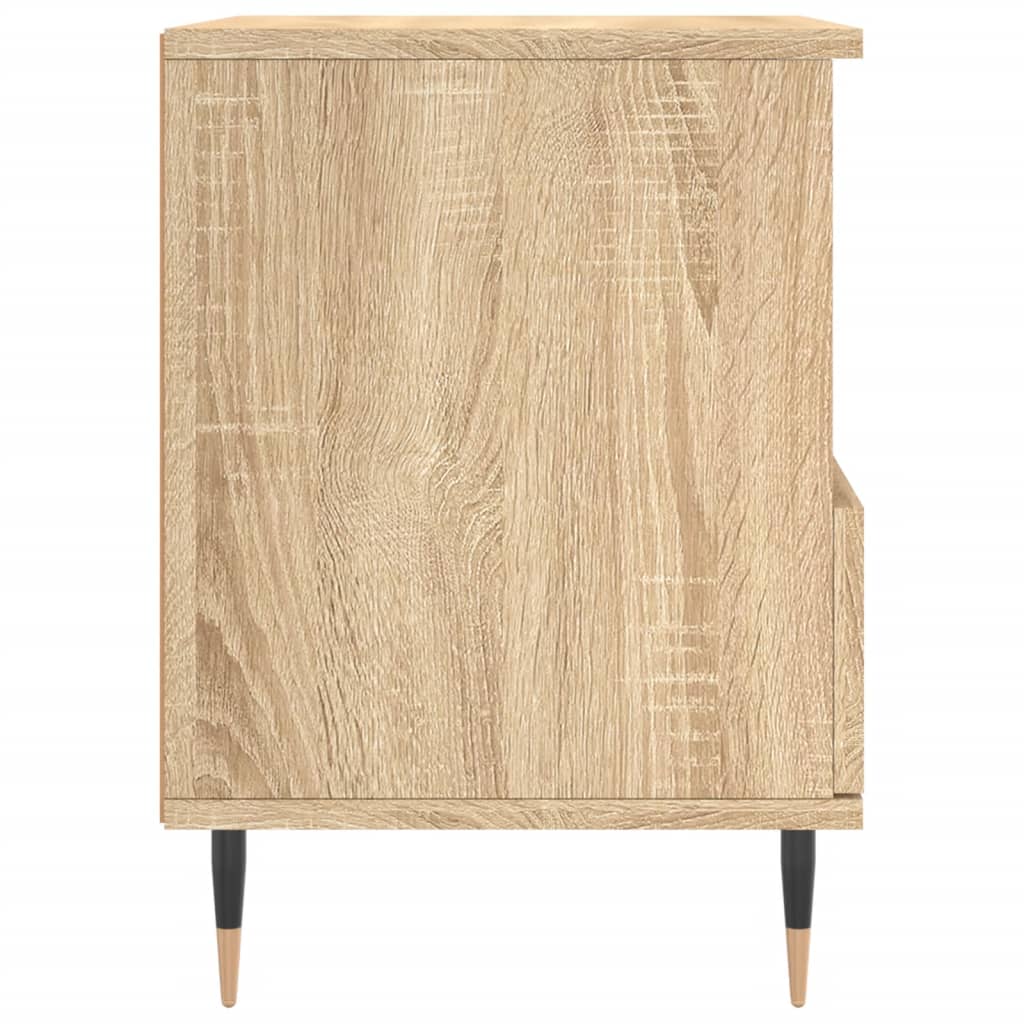 Nachtkastjes 40X35X50 Cm Kleurig 2 Sonoma eiken