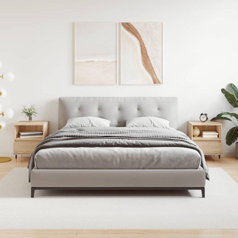 Nachtkastjes 40X35X50 Cm Kleurig 2 Sonoma eiken
