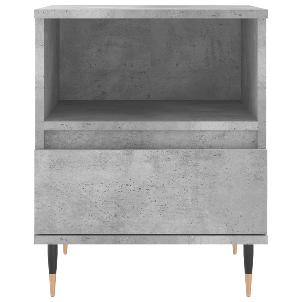 Nachtkastjes 40X35X50 Cm Bewerkt Hout 2 Betongrijs