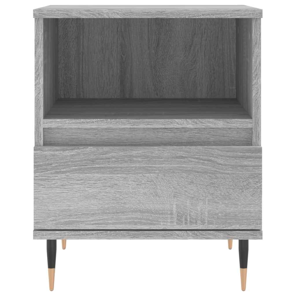 Nachtkastjes 2 St 40X35X50 Cm Bewerkt Hout Grijs Sonoma Eiken
