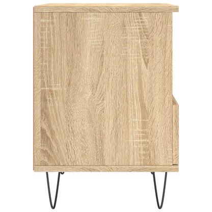 Nachtkastje 40X35X50 Cm Bewerkt Hout Kleurig 1 Sonoma eiken