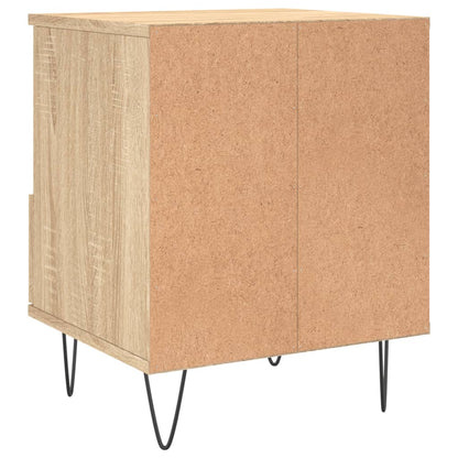 Nachtkastje 40X35X50 Cm Bewerkt Hout Kleurig 1 Sonoma eiken