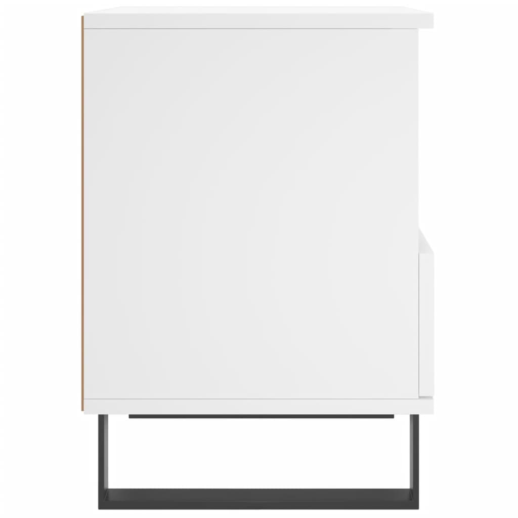 Nachtkastjes 2 St 40X35X50 Cm Bewerkt Hout Wit