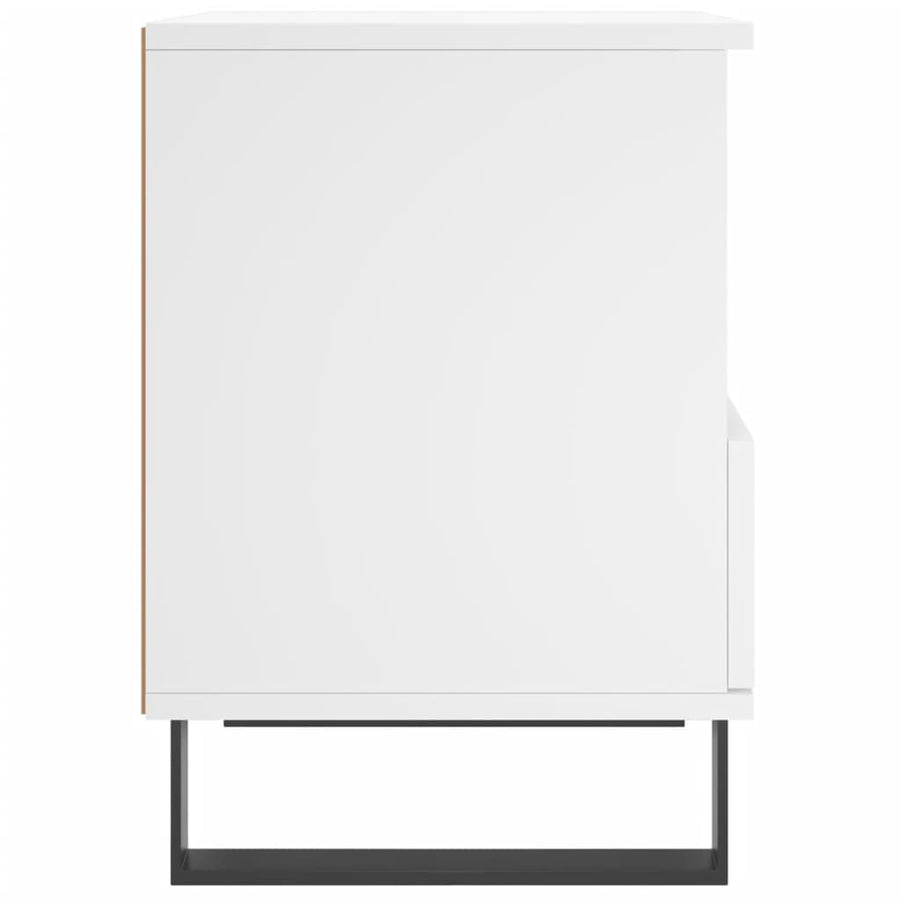 Nachtkastjes 2 St 40X35X50 Cm Bewerkt Hout Wit