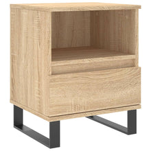 Nachtkastje 40X35X50 Cm Bewerkt Hout Sonoma Eikenkleurig