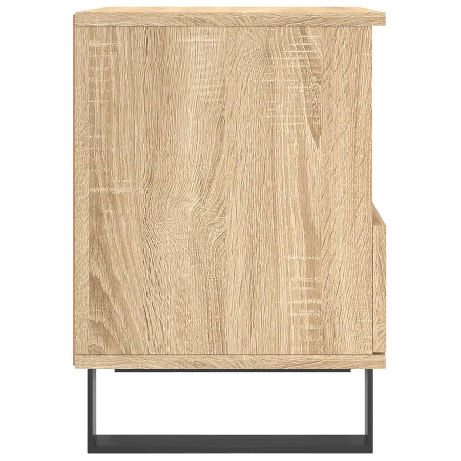 Nachtkastje 40X35X50 Cm Bewerkt Hout Sonoma Eikenkleurig