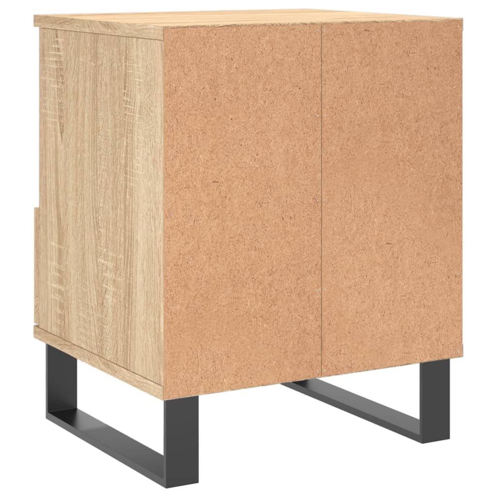 Nachtkastje 40X35X50 Cm Bewerkt Hout Sonoma Eikenkleurig
