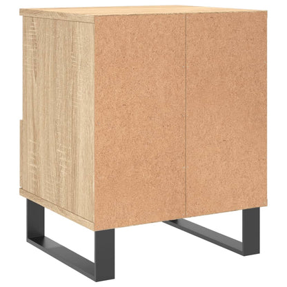 Nachtkastje 40X35X50 Cm Bewerkt Hout Sonoma Eikenkleurig