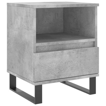 Nachtkastjes 40X35X50 Cm Bewerkt Hout 2 Betongrijs