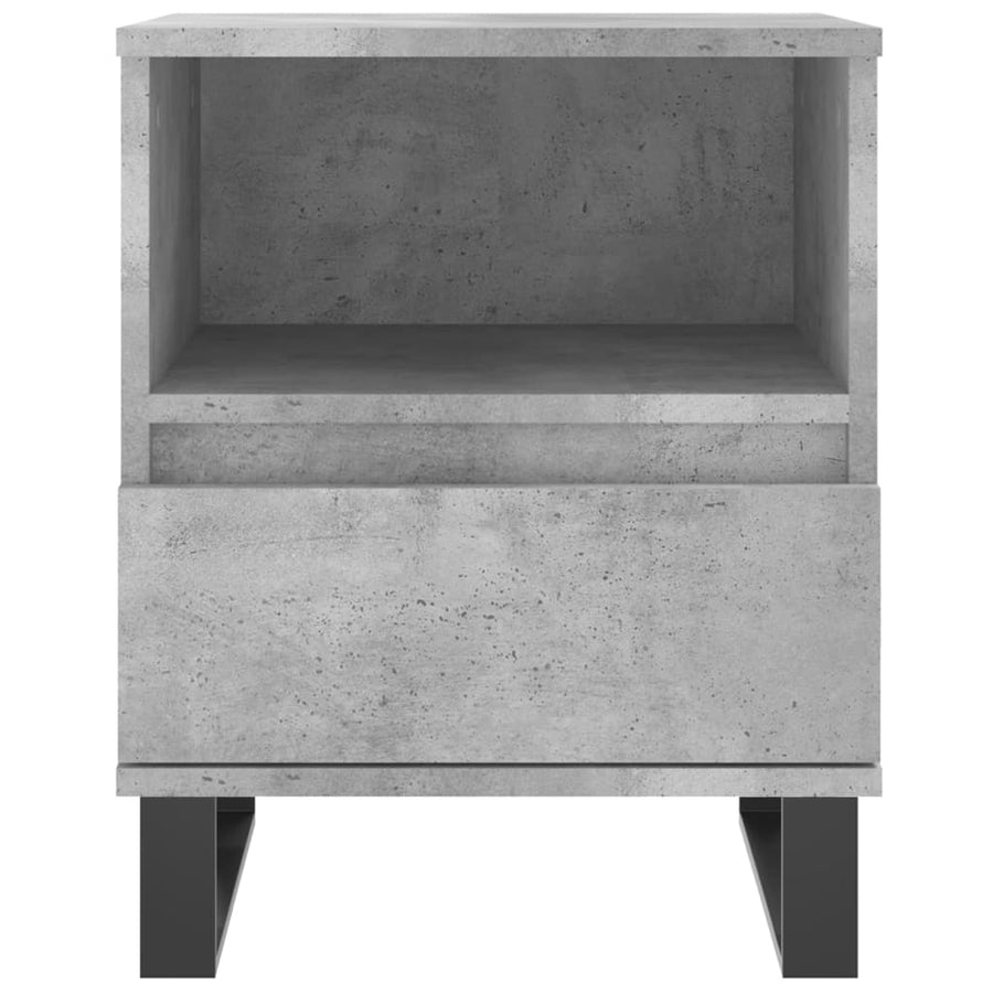 Nachtkastjes 40X35X50 Cm Bewerkt Hout 2 Betongrijs