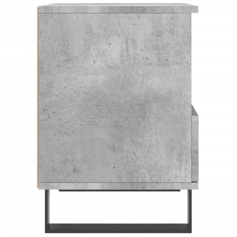 Nachtkastjes 40X35X50 Cm Bewerkt Hout 2 Betongrijs